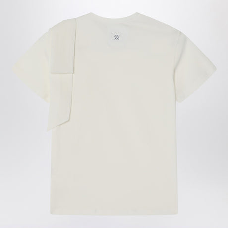 Douuod Ivory t-shirt with bow