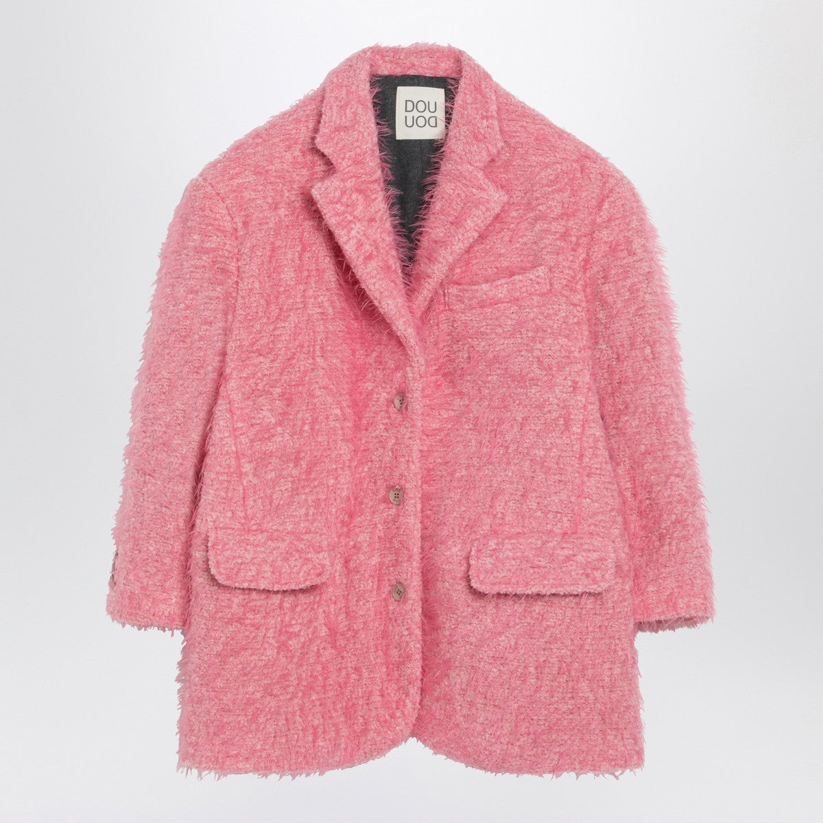 Douuod Olona pink wool-blend jacket
