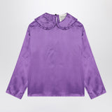 Douuod Purple satin blouse