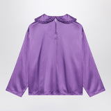 Douuod Purple satin blouse