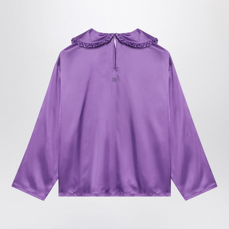 Douuod Purple satin blouse