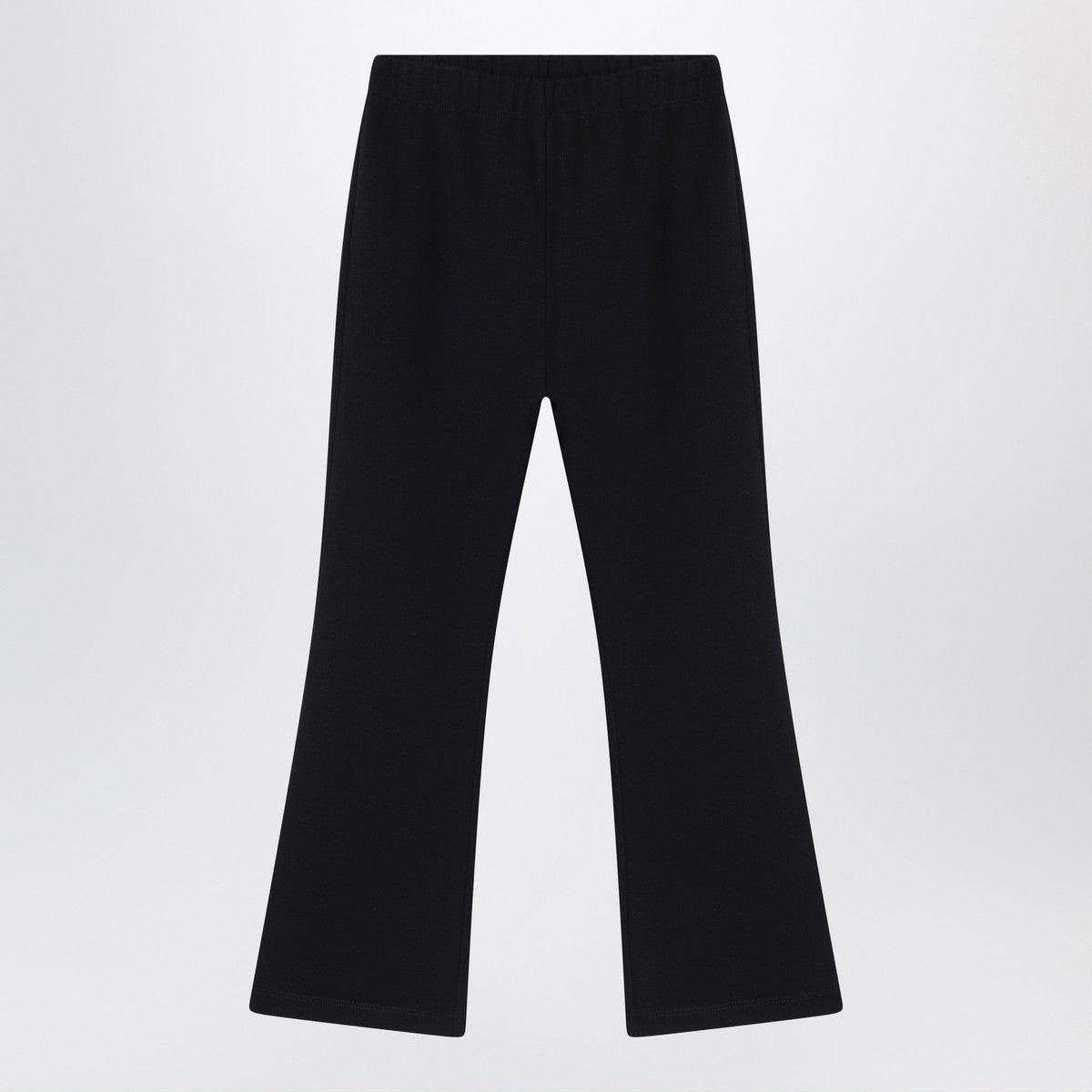 Douuod Black trousers with logo patch