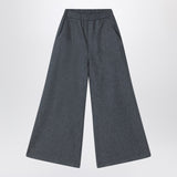 Douuod Gray wool-blend trousers