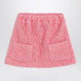 Douuod Pink wool-blend Senna skirt
