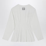 Douuod James sweater in ivory cotton