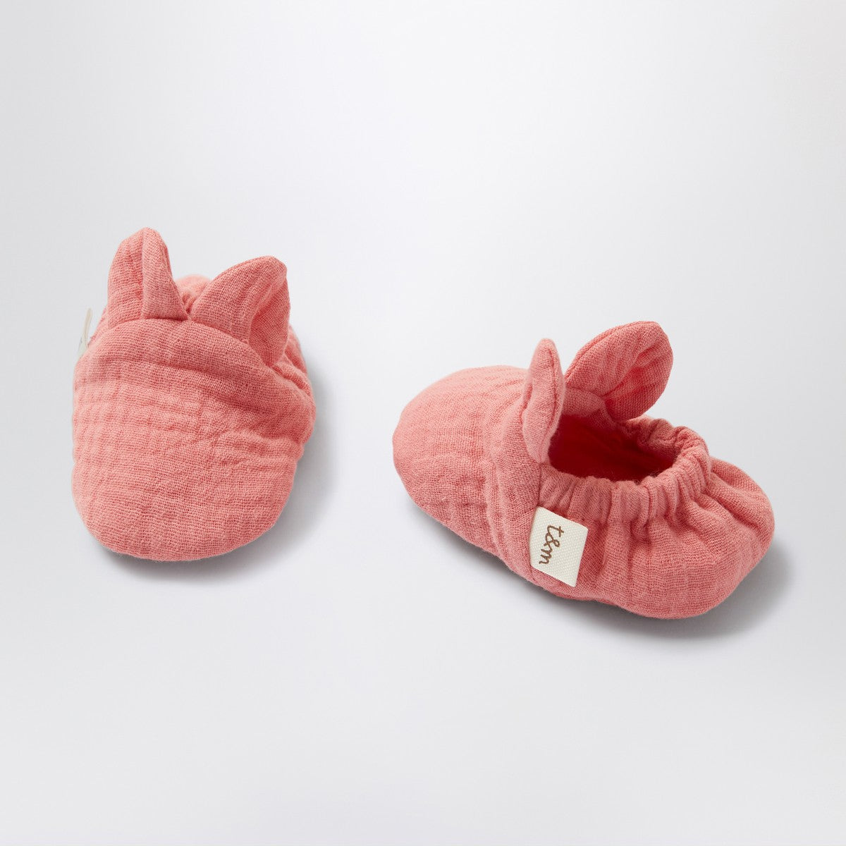 Teddy & Minou Set with hat and peony pink booties