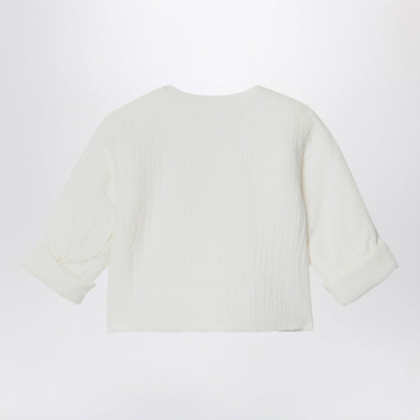 Teddy & Minou White Cotton Jacket