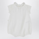 Teddy & Minou White Cotton Romper