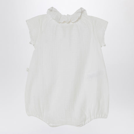 Teddy & Minou White Cotton Romper