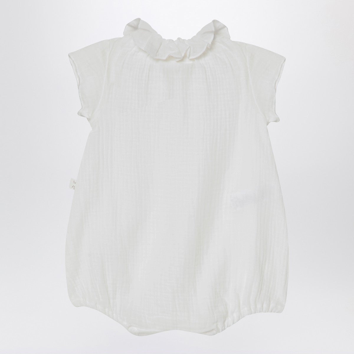 Teddy & Minou White Cotton Romper