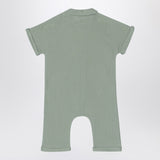 Teddy & Minou Sage green romper in cotton muslin