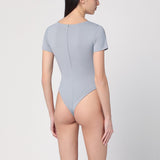 Entire Studios Grey nylon-blend bodysuit