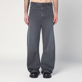 Entire Studios Washed grey denim trousers