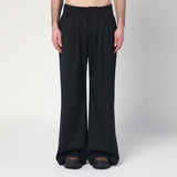 Entire Studios Wide black wool-blend trousers