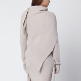 Entire Studios Light beige wool cape sweater