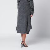 Entire Studios Smoke grey wool-blend midi skirt