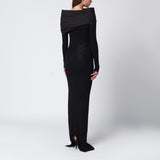 Entire Studios Black long wool dress