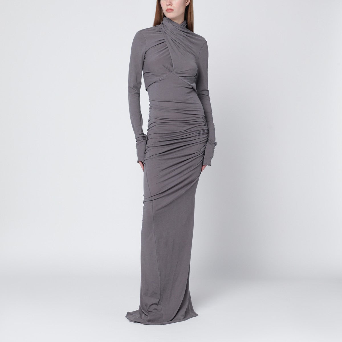 Entire Studios Long grey draped dress