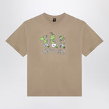 Brain Dead Beige cotton T-shirt with print
