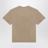 Brain Dead Beige cotton T-shirt with print