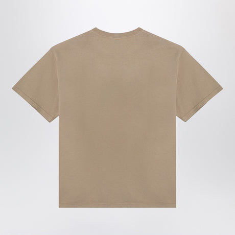 Brain Dead Beige cotton T-shirt with print