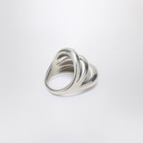 Panconesi Triptych Blow Up silver ring