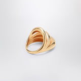 Panconesi Triptych Blow Up gold ring