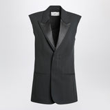Ami Paris Anthracite grey wool vest