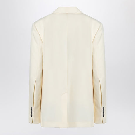 Ami Paris Butter-coloured wool jacket