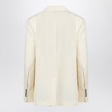 Ami Paris Butter-coloured wool jacket