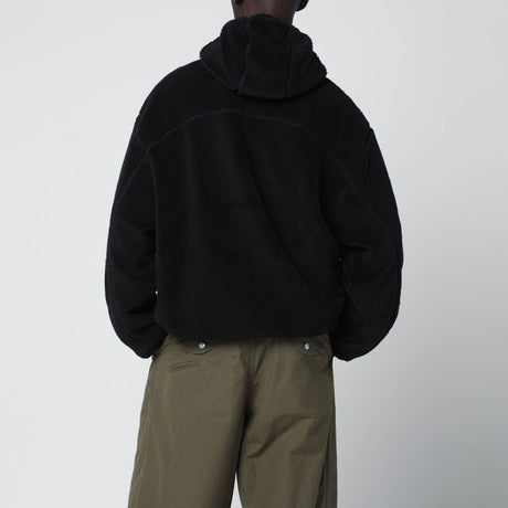 KENZO Black hooded fleece