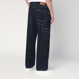 Kenzo Waves blue cargo jeans