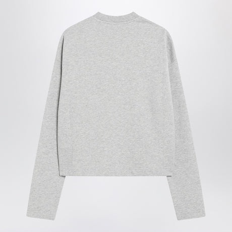 Ami Paris Grey Ami De Coeur sweatshirt