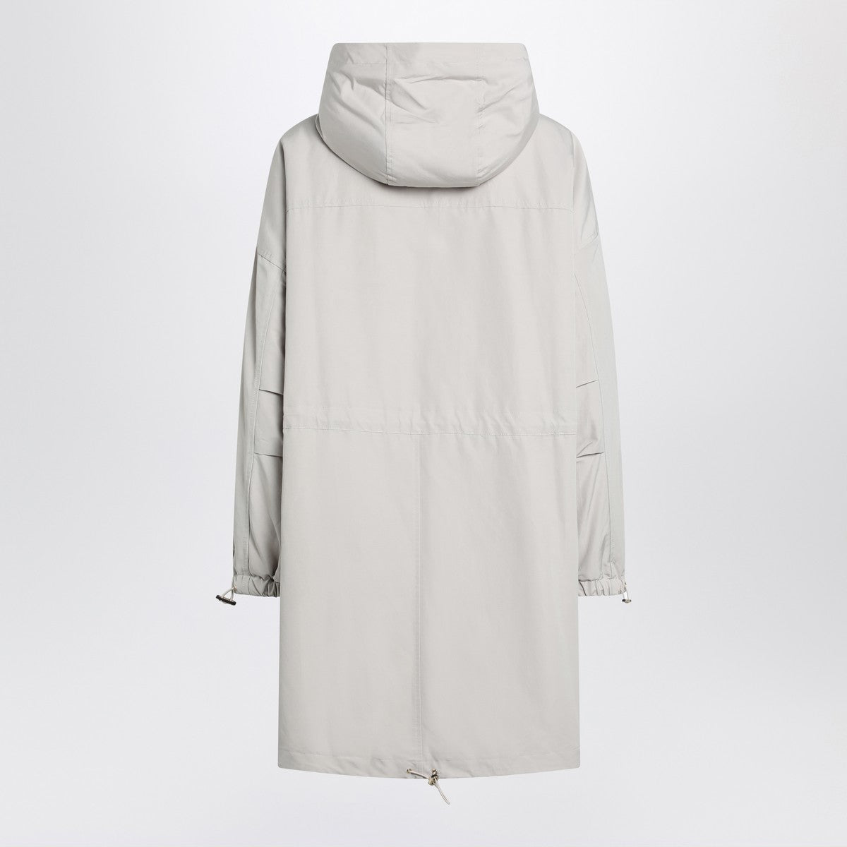 Max Mara Studio Light beige cotton blend parka