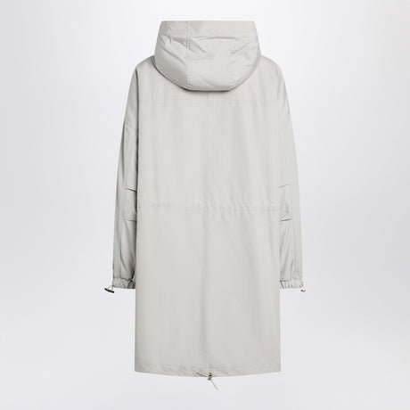Max Mara Studio Light beige cotton blend parka