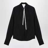 Sportmax Black popeline Gesso shirt