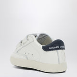 Golden Goose Baby Old School sneakers in white/light blue/navy