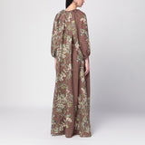 BERNADETTE Georgio maxi dress with floral linen print