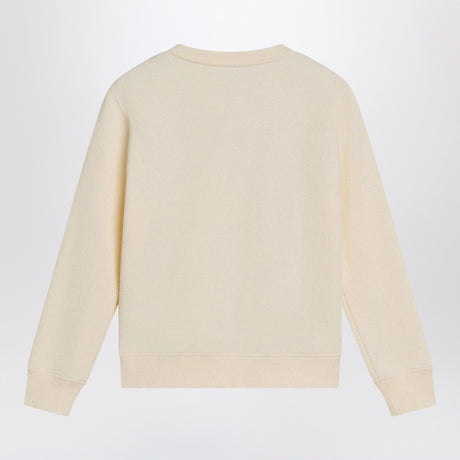 Golden Goose Ivory crewneck sweatshirt with logo