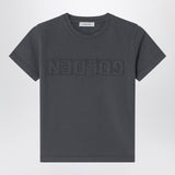 Golden Goose Anthracite grey t-shirt with logo