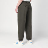 Golden Goose Dark green cotton-blend trousers