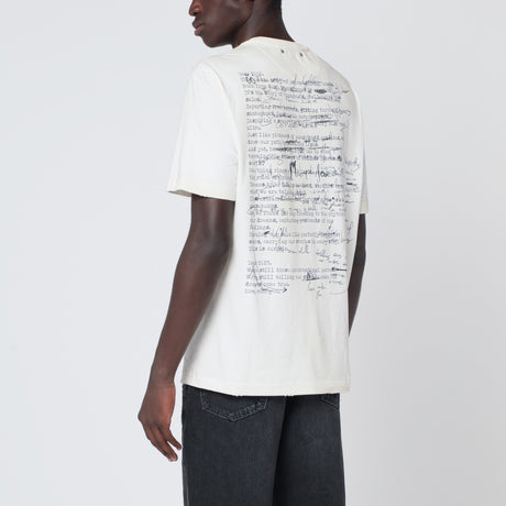 Golden Goose White vintage-effect cotton T-shirt
