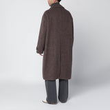 Golden Goose Journey coat in wrinkle-effect wool blend