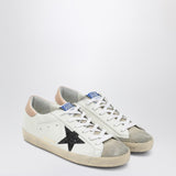 Golden Goose Sneaker Super-Star white/pink/black with glitter