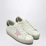 Golden Goose Sneaker Hi Star white/pink/dark green