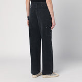 Golden Goose Wide black trousers in denim