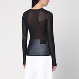 Golden Goose Black semi-transparent sweater