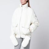 Golden Goose White nylon zip jacket