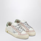 Golden Goose Low-top sneaker May white/pink/olive green