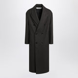 Ami Paris Anthracite grey double-breasted wool coat